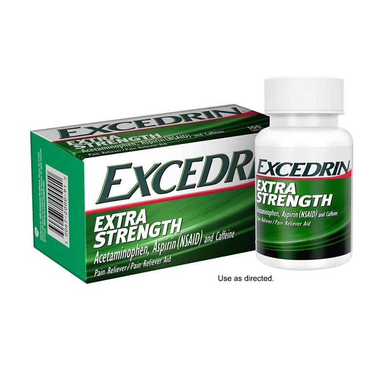 Excedrin Extra Strength Pain Reliever Geltabs - Acetaminophen/Aspirin (NSAID) - 20ct