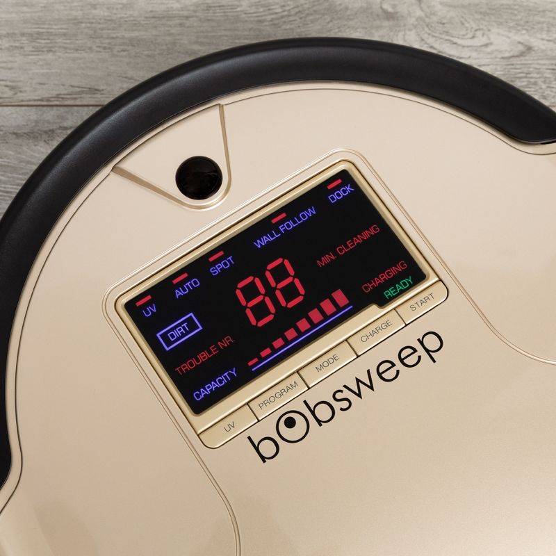 bObsweep PetHair Robot Vacuum Cleaner and Mop - Champagne