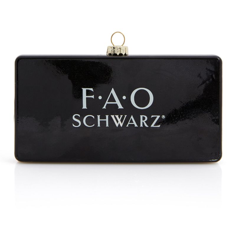 FAO Schwarz Glass Piano Ornament