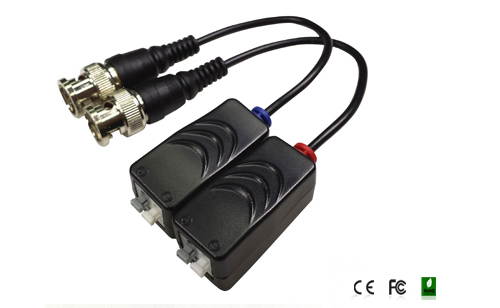 1Ch HD Passive Video Balun Analog AHD, HD-CVI, HD-TVI, Push-In Terminal