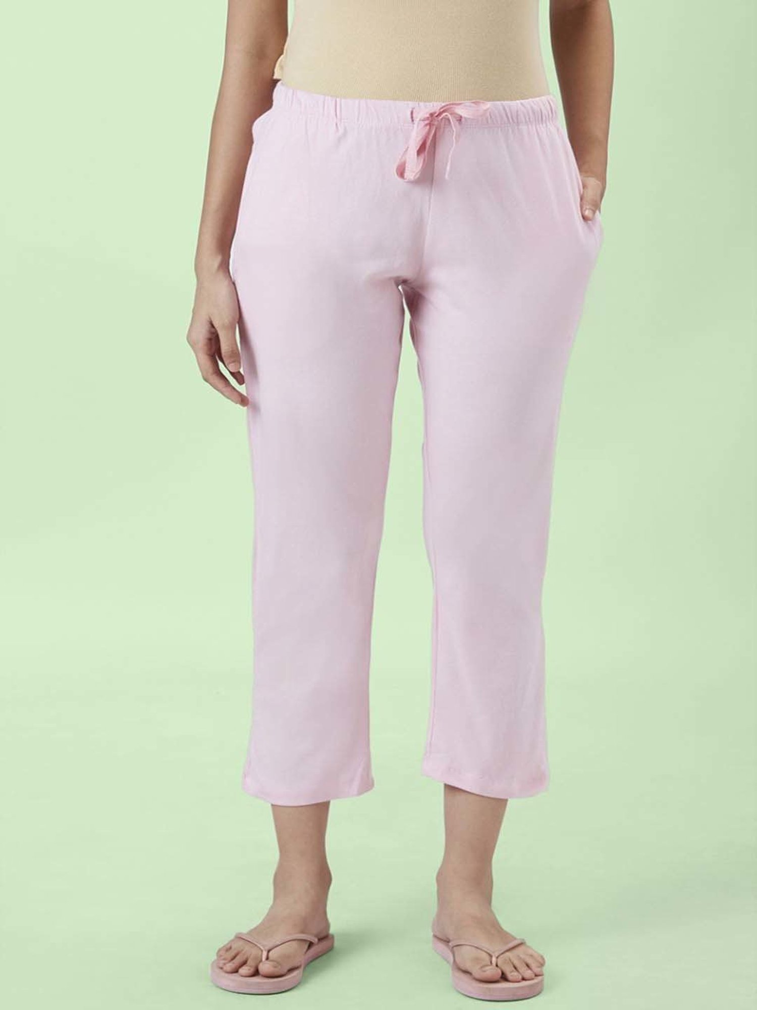 Dreamz by Pantaloons Pink Blue Cotton Printed Pyjamas