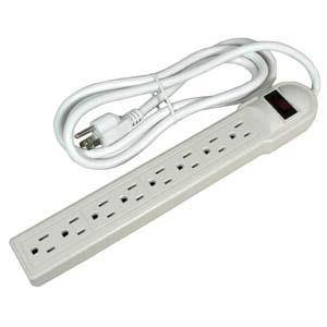 Fuji Labs 6Ft 8-Outlet Surge Protector 15A 90J UL