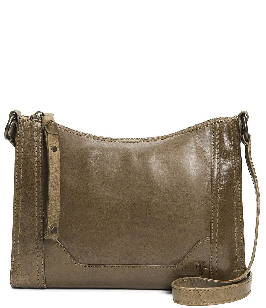 Frye Melissa Zip Leather Crossbody Bag