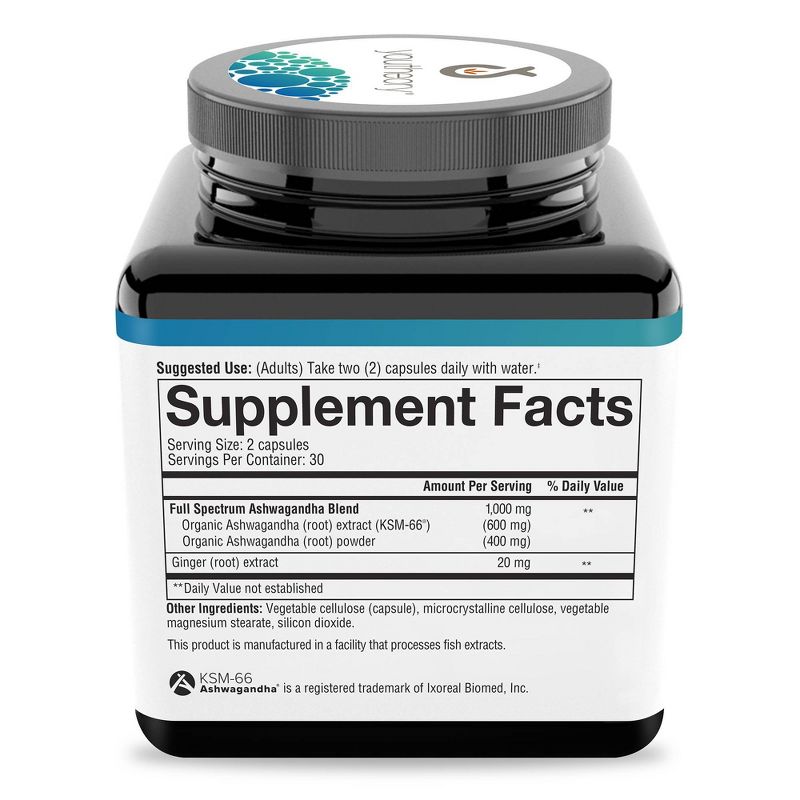 Youtheory Ashwagandha Capsules - 60ct