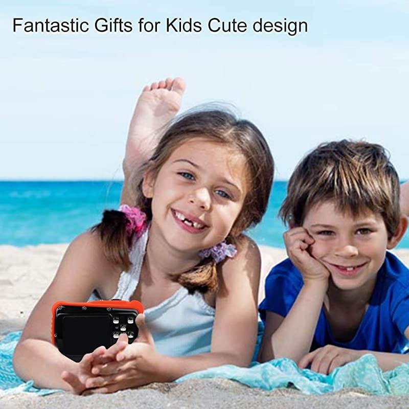 Waterproof Mini Kid Camera High Definition 12MP HD 3M Underwater Swimming Digital Camera Camcorder 2.0 Inch LCD Display Include 32 TF Card (Black)