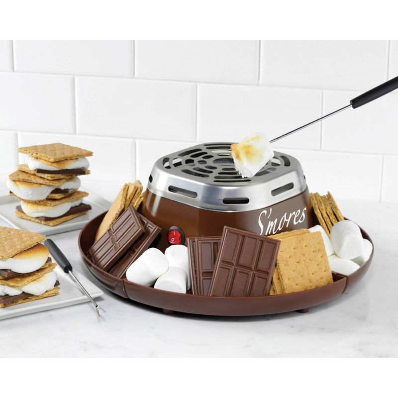 Nostalgia Electric S'mores Maker - Java Brown SMM200