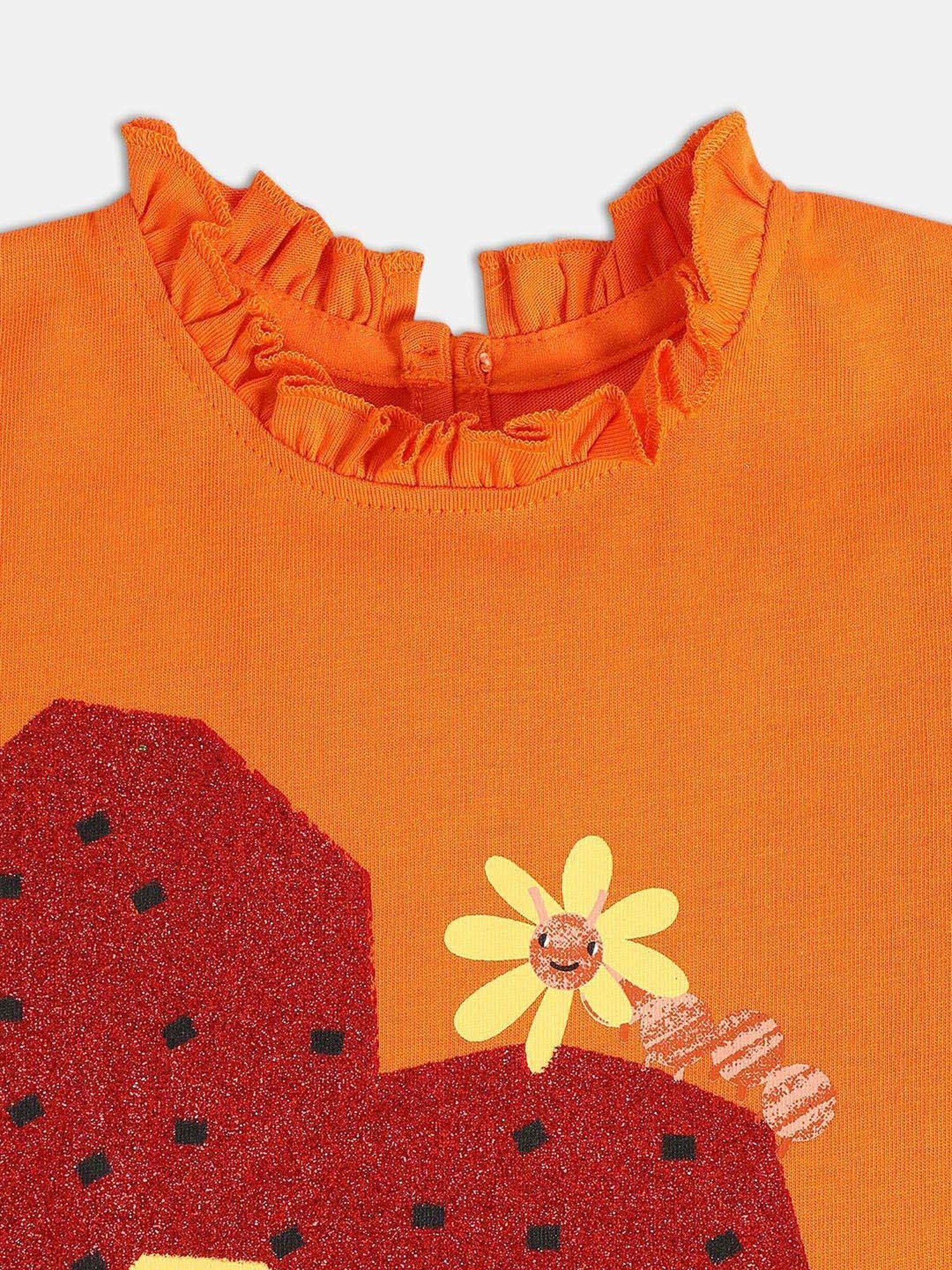 Bodycare Kids Violet Embellished T-Shirt