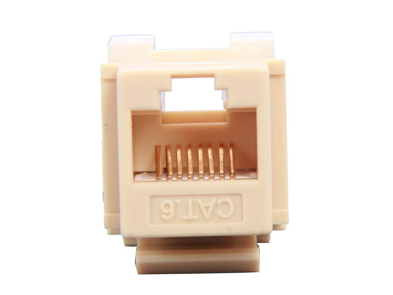 SA RJ45PD-I Cat. 6 Punch Down Keystone Jack - Ivory