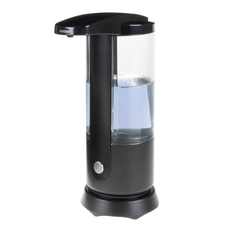 Automatic Battery Operated Hands-Free Motion Sensor Soap Dispenser Black - Hastings Home