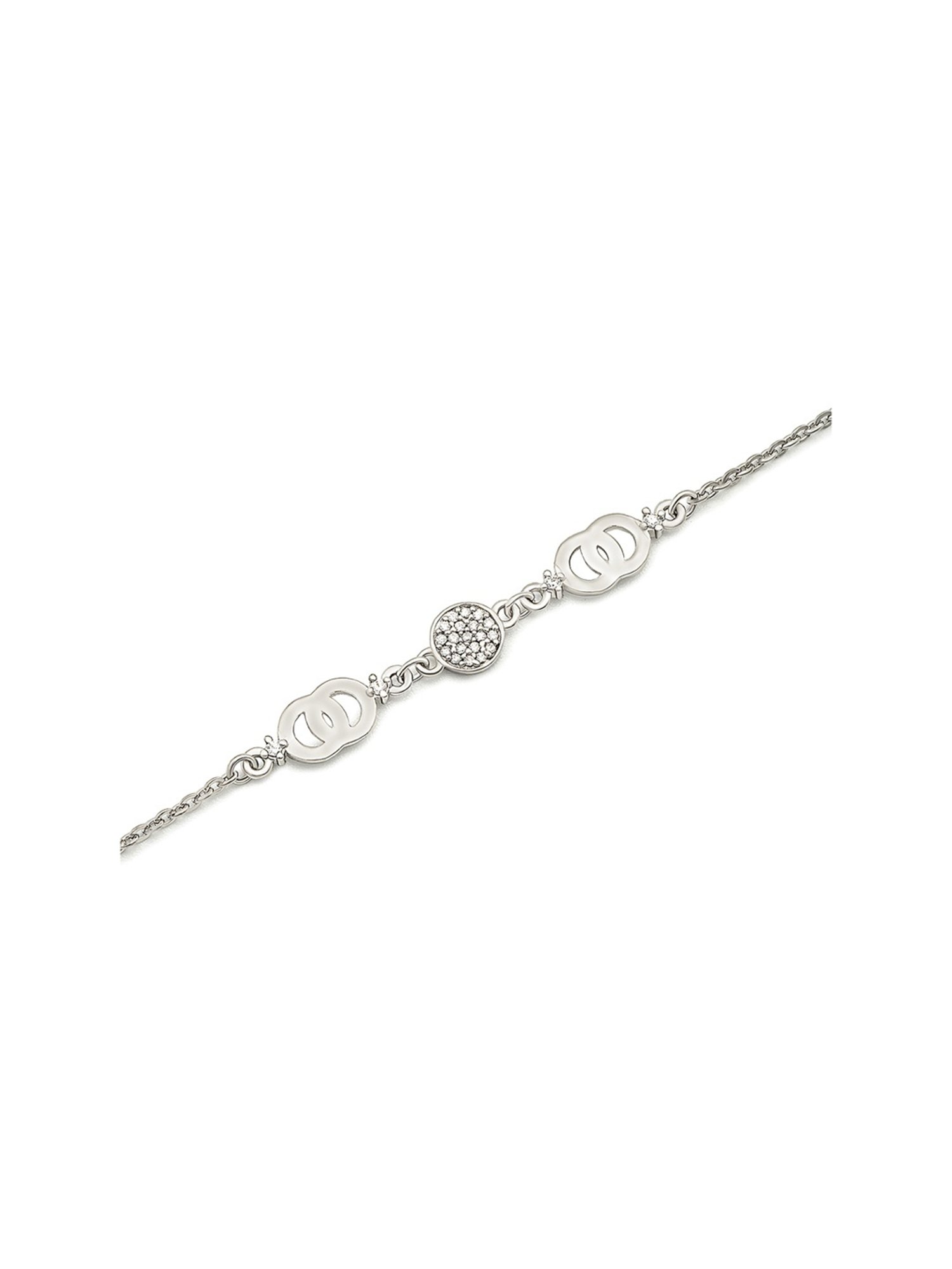 Silberry 92.5 Sterling Silver Isabelle Anklet