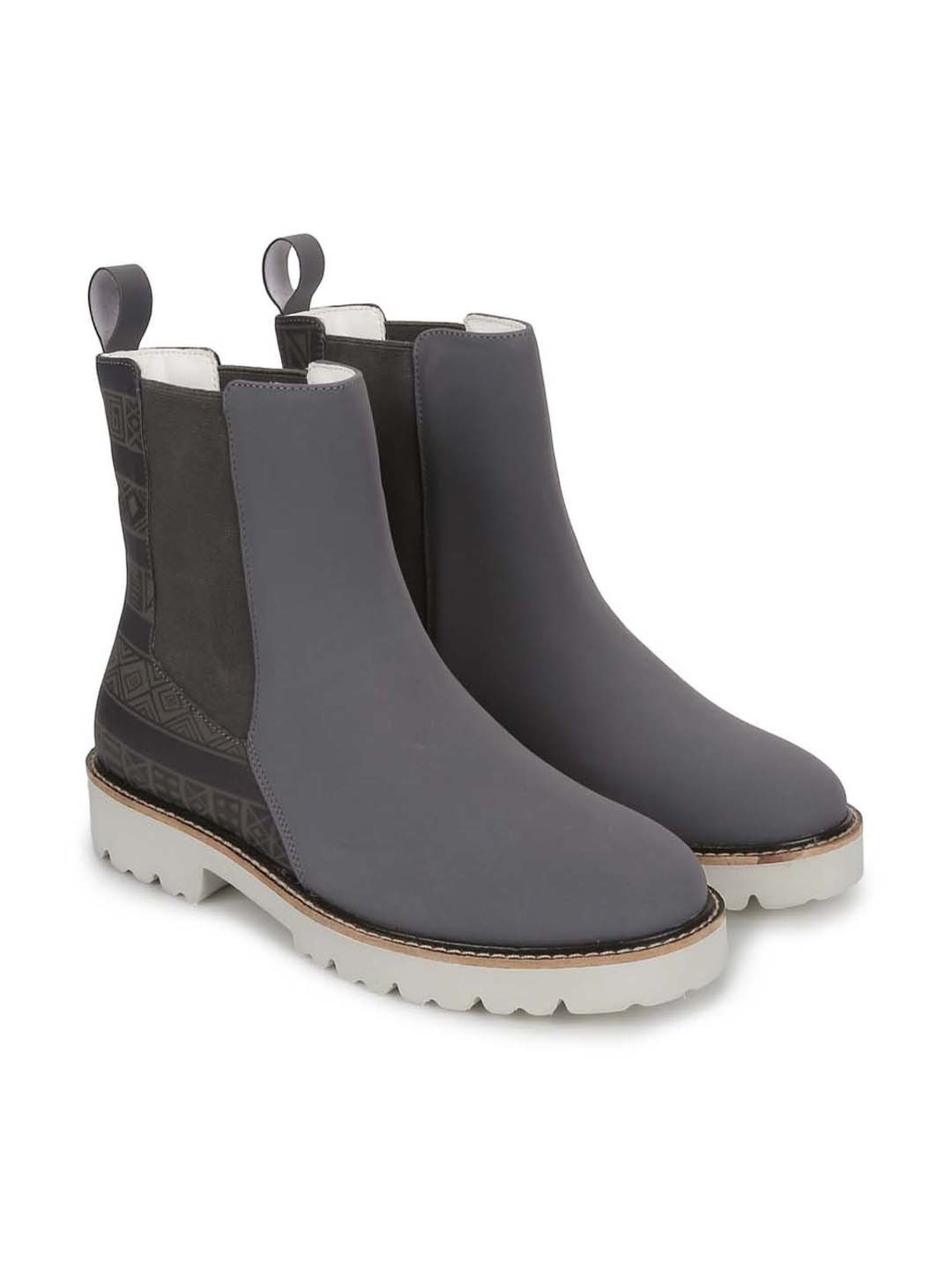 Yoho Women's Grey Chelsea Boots