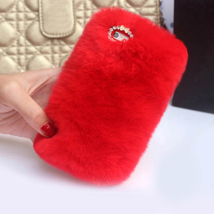 Value Tom Warm Furry Back Cover Cases For Samsung S6 edge