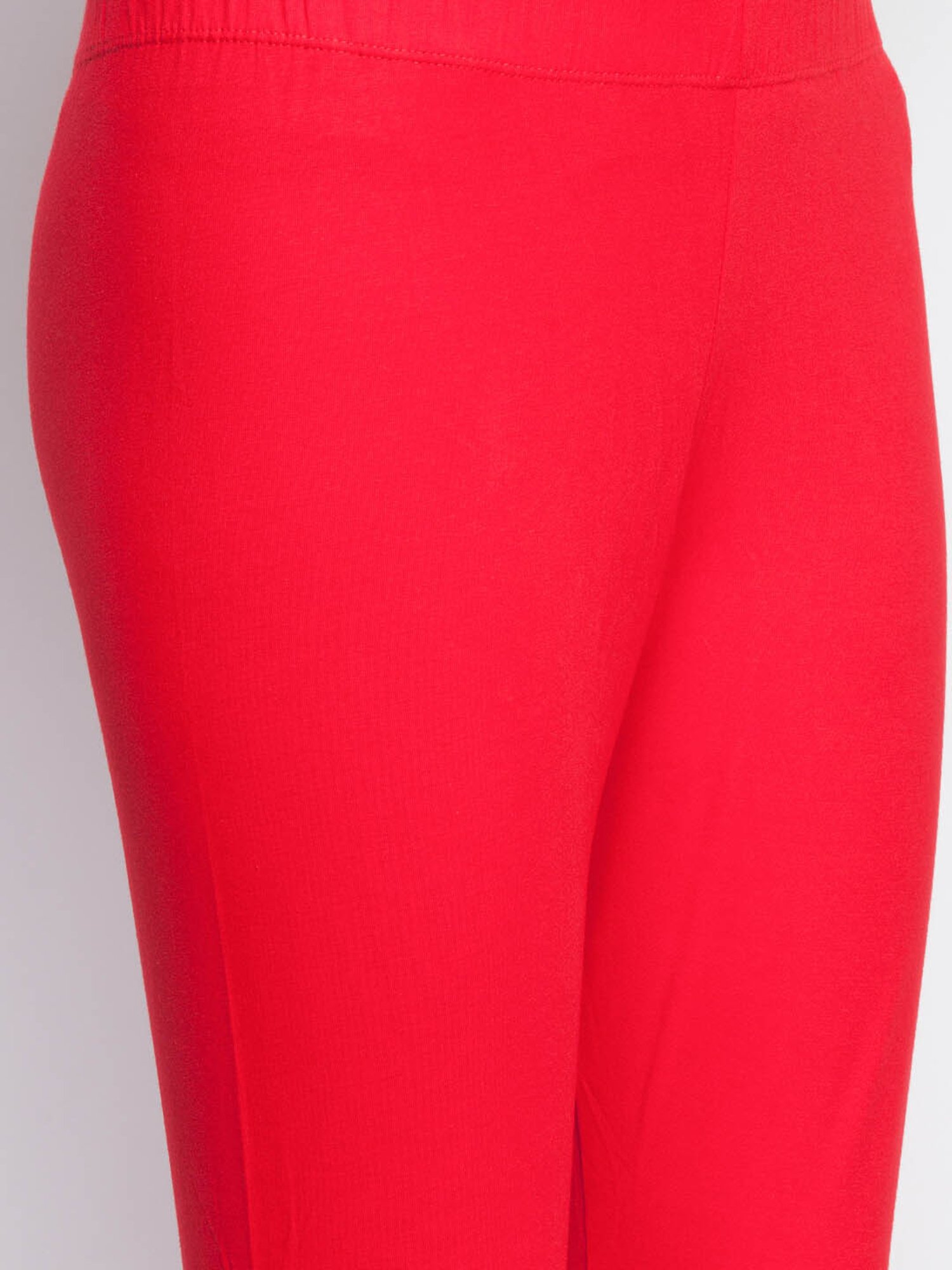 Dollar Missy Red & Green Slim Fit Capris Pack of - 2