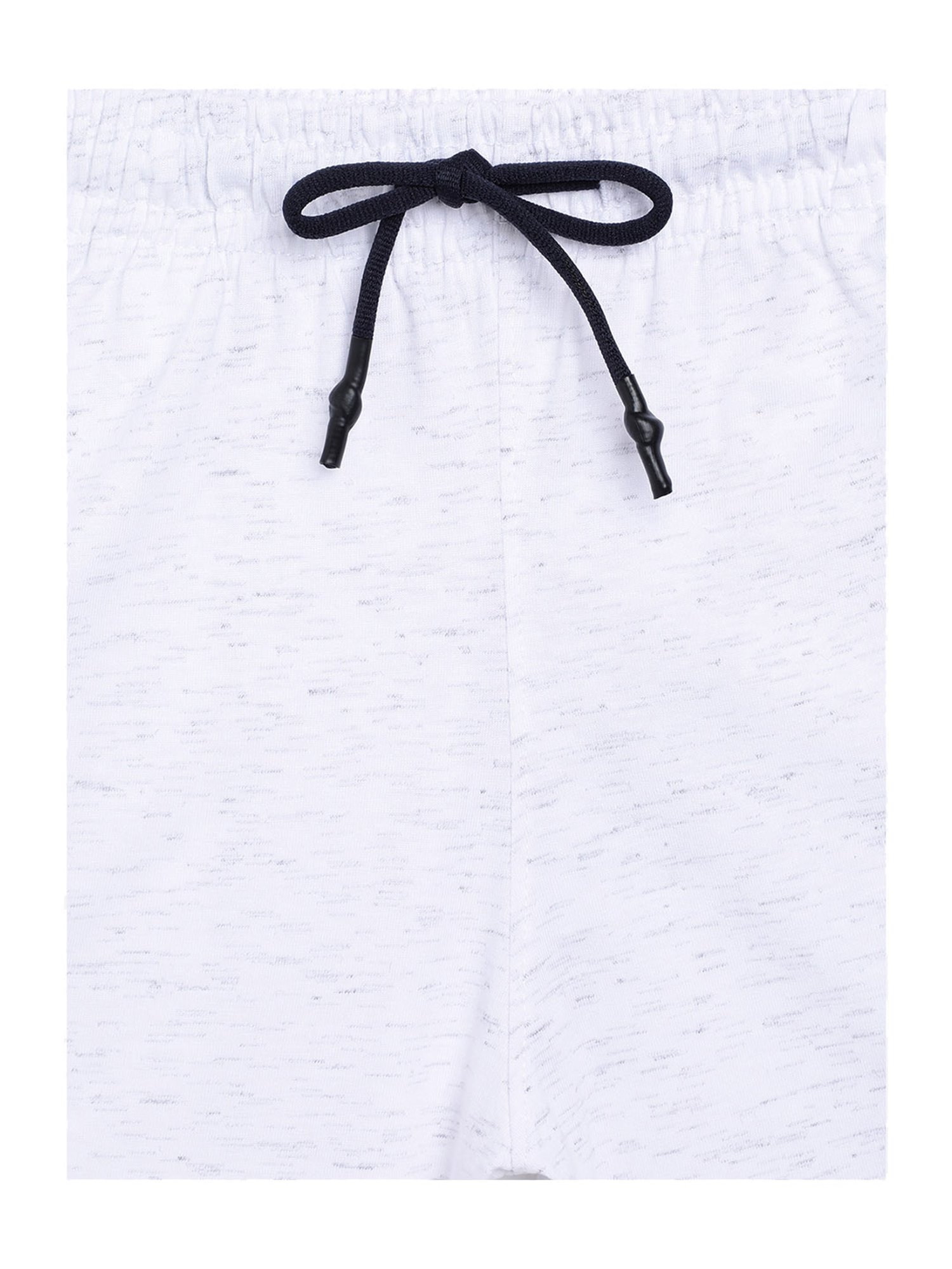 Octave Boys White Solid Shorts