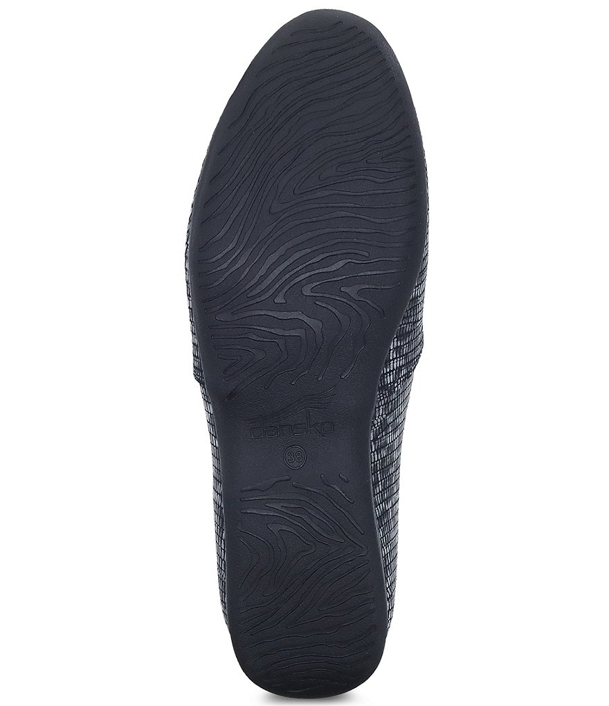 Dansko Larisa Grey Leopard Slip-Ons