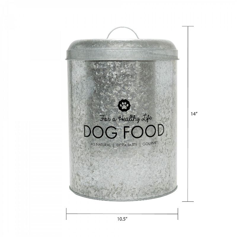 Amici Pet Buster Metal Food Bin, Dog Food