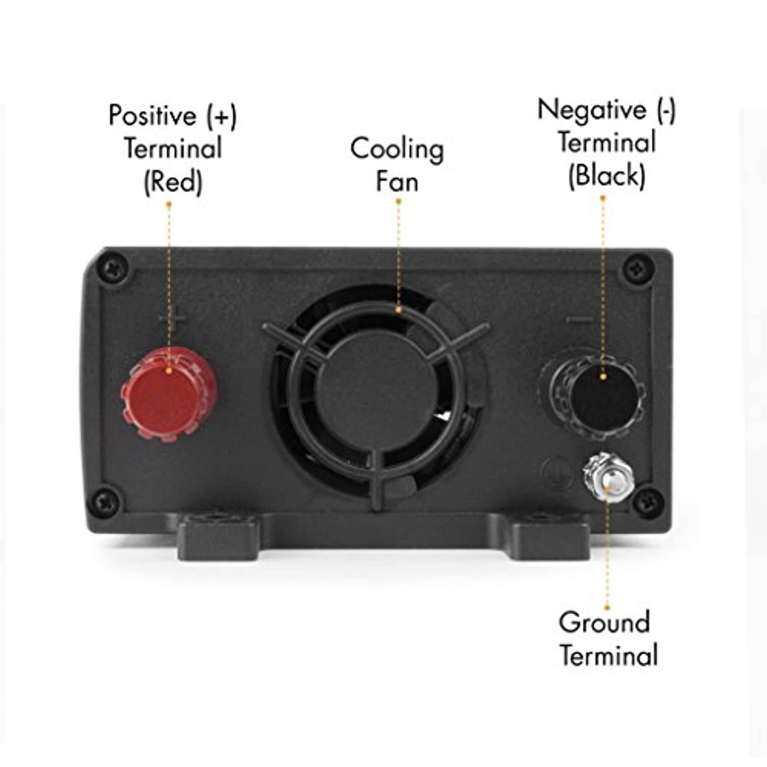 Wagan EL2610 Gray 400W Pro Pure Sine Wave Power Inverter (EL2610)