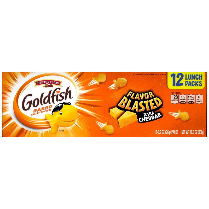 Pepperidge Farm Goldfish Flavor Blasted Extra Cheddar - 12ct