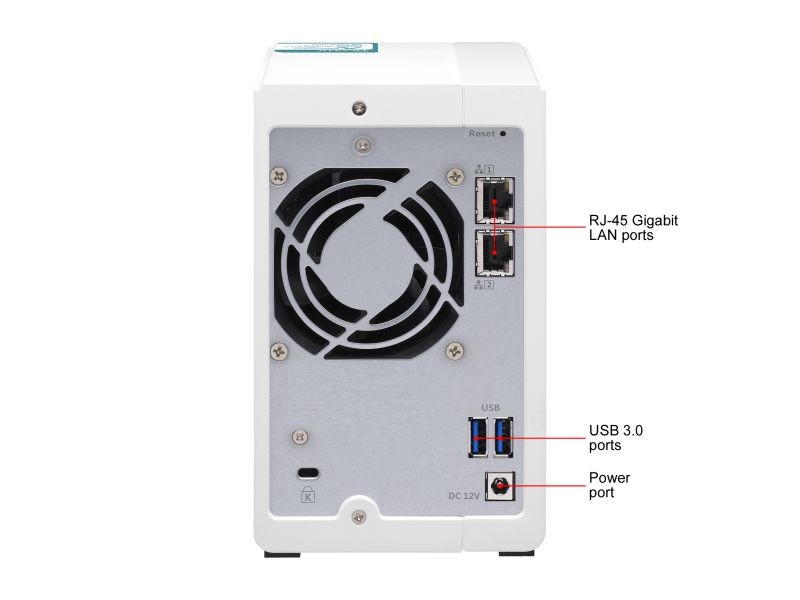 QNAP 4-Bay Personal Cloud NAS for Backup and Data Sharing 4-core 1.7GHz 1GB RAM w/ Lockable Drive Tray TS-431K-US