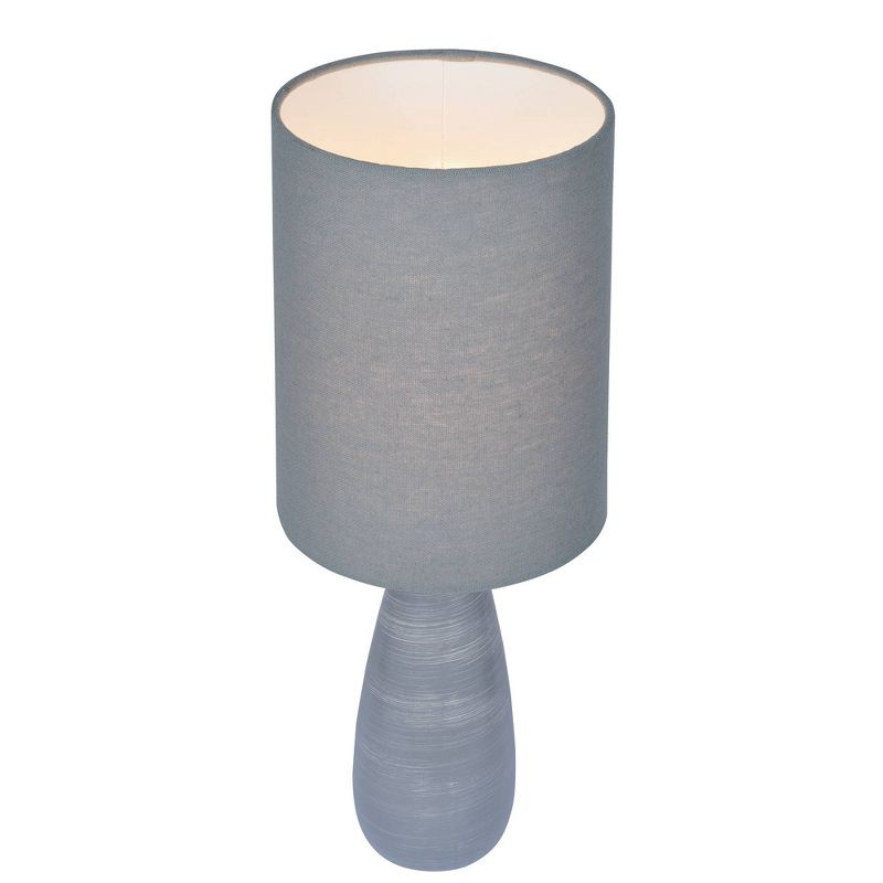 Quatro Table Lamp Brushed Gray  - Lite Source
