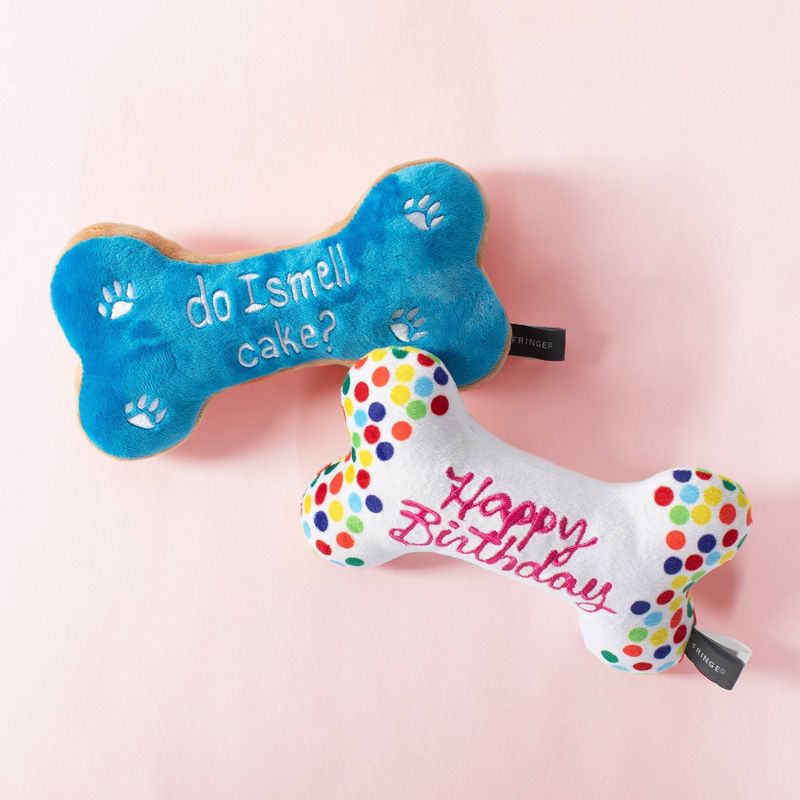 PetShop by Fringe Studio Brithday Bone Cookies Dog Toy
