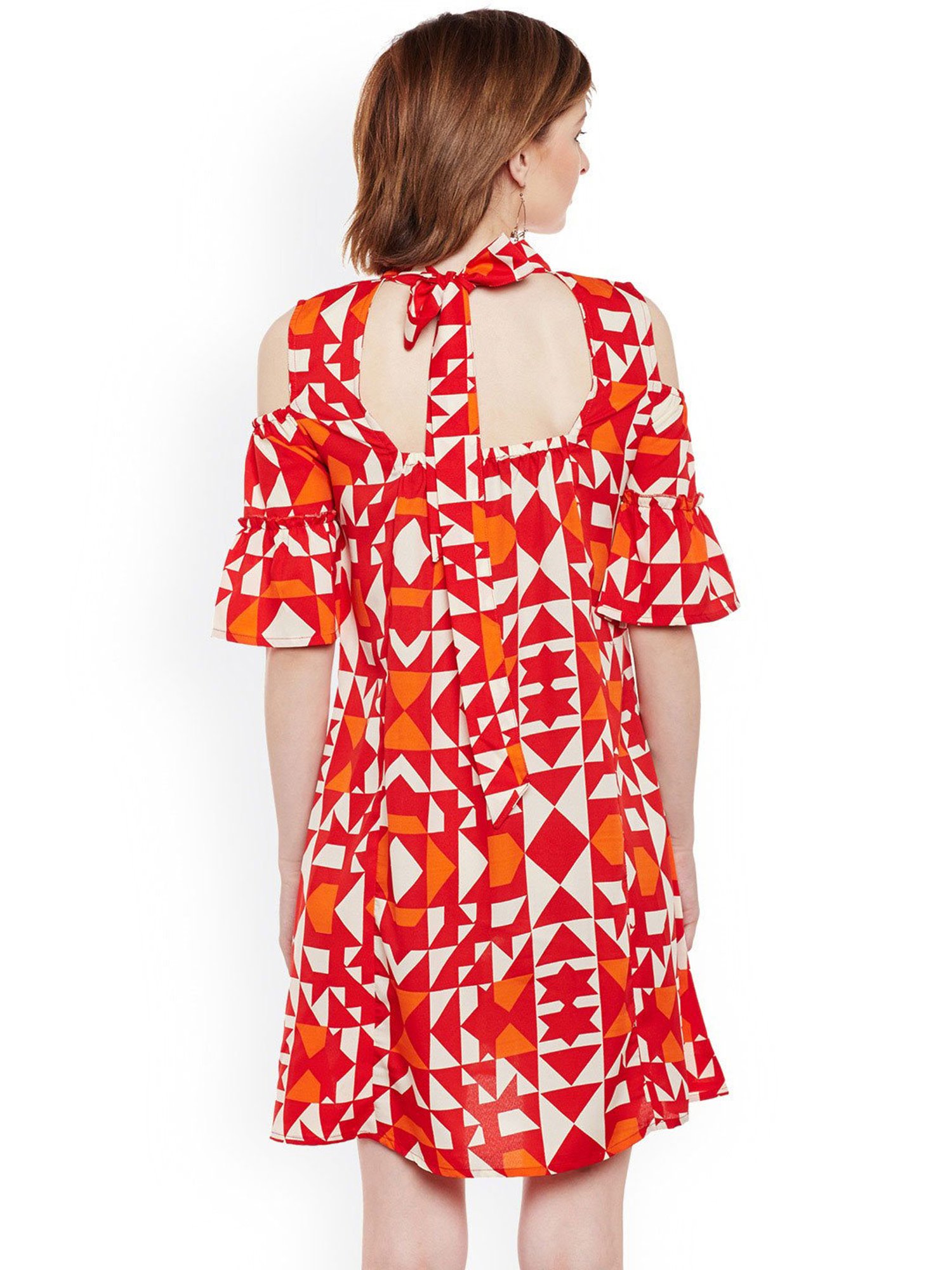 Belle Fille Red Printed Dress