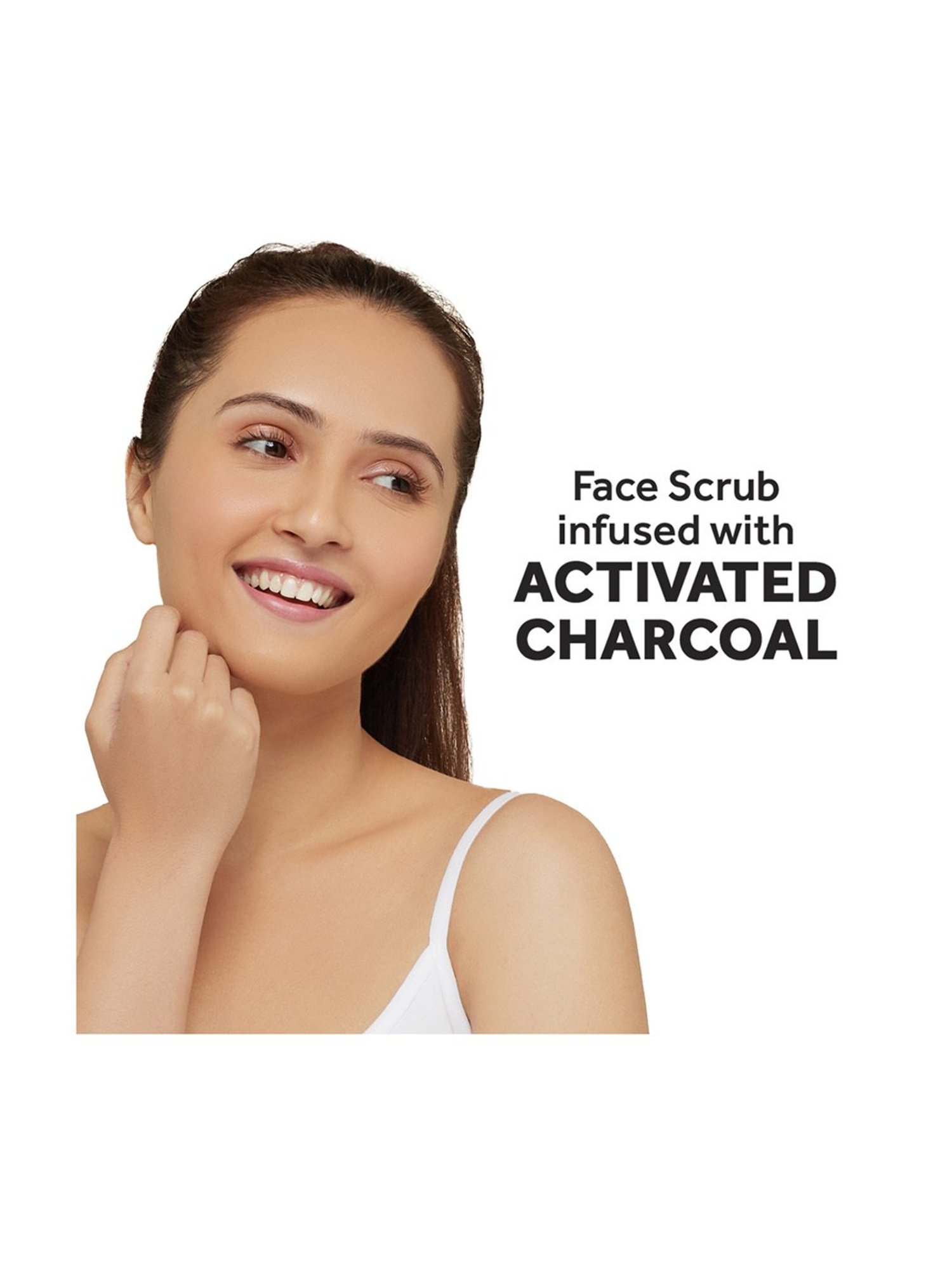 POND'S Pure Detox Deep Cleansing Activated Charcoal Face Scrub - 100 gm