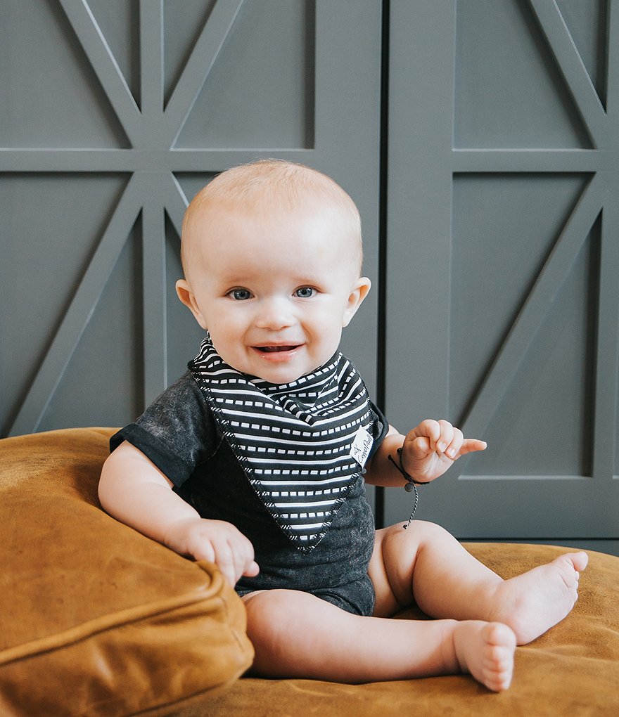 Copper Pearl Baby Boys Diesel Bandana Bibs 4-Pack