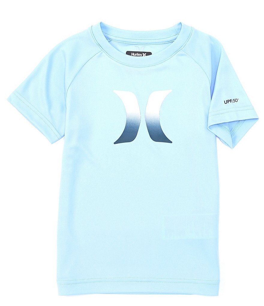 Hurley Little Boys 2T-7 Logo Short Sleeve UPF Tee