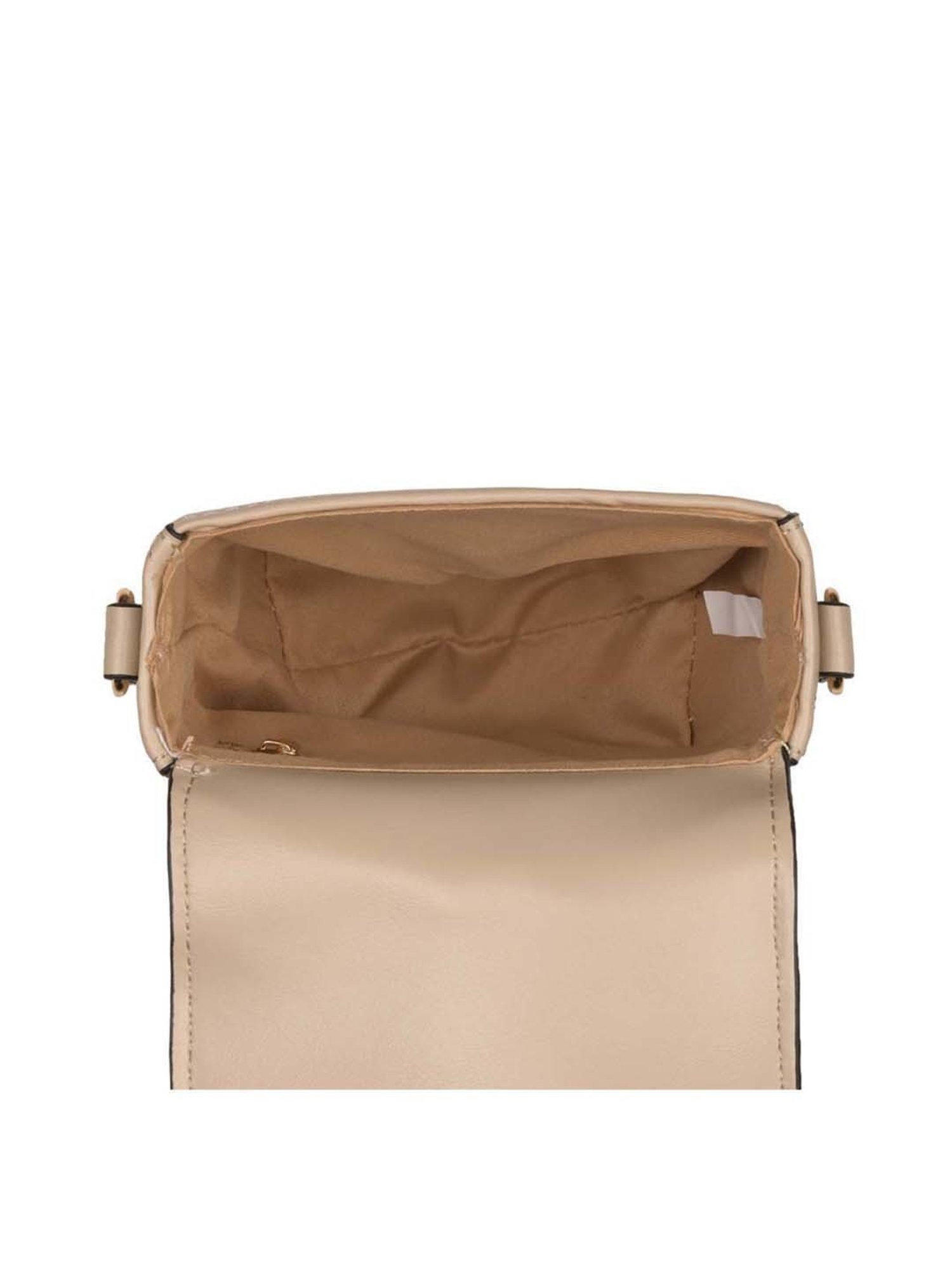Sugarush Esmeralda Beige Solid Mobile Pouch
