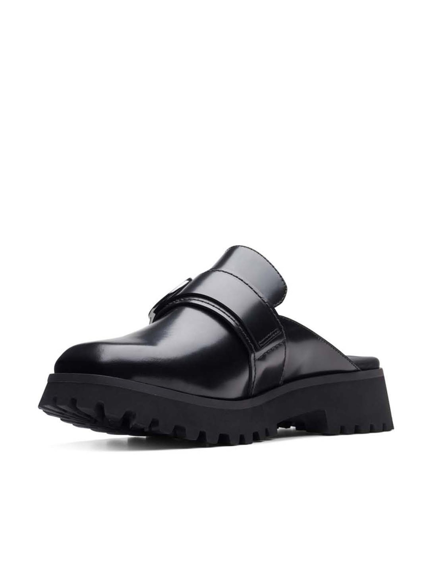 Clarks Women's Stayso Free Black Mule Shoes