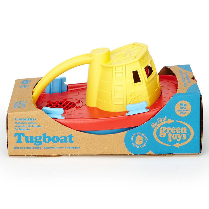 Green Toys Scoop and Pour Tug Boats  - Set of 2