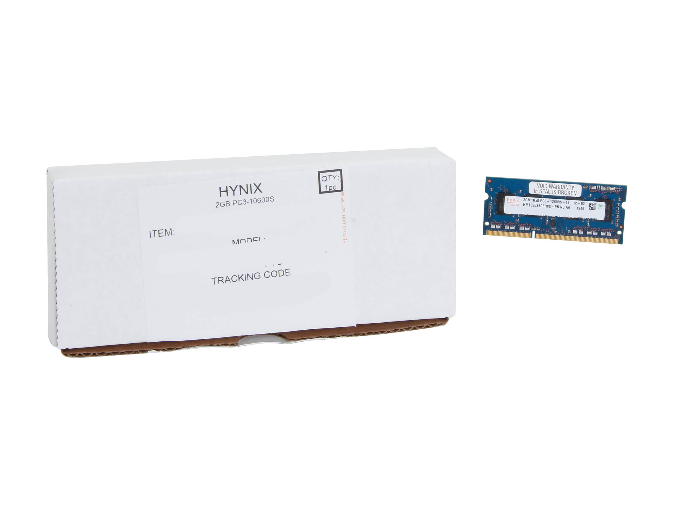 Hynix 2GB 204-Pin DDR3 SO-DIMM DDR3 1600 (PC3 12800) Laptop Memory Model HMT325S6CFR8C-PB
