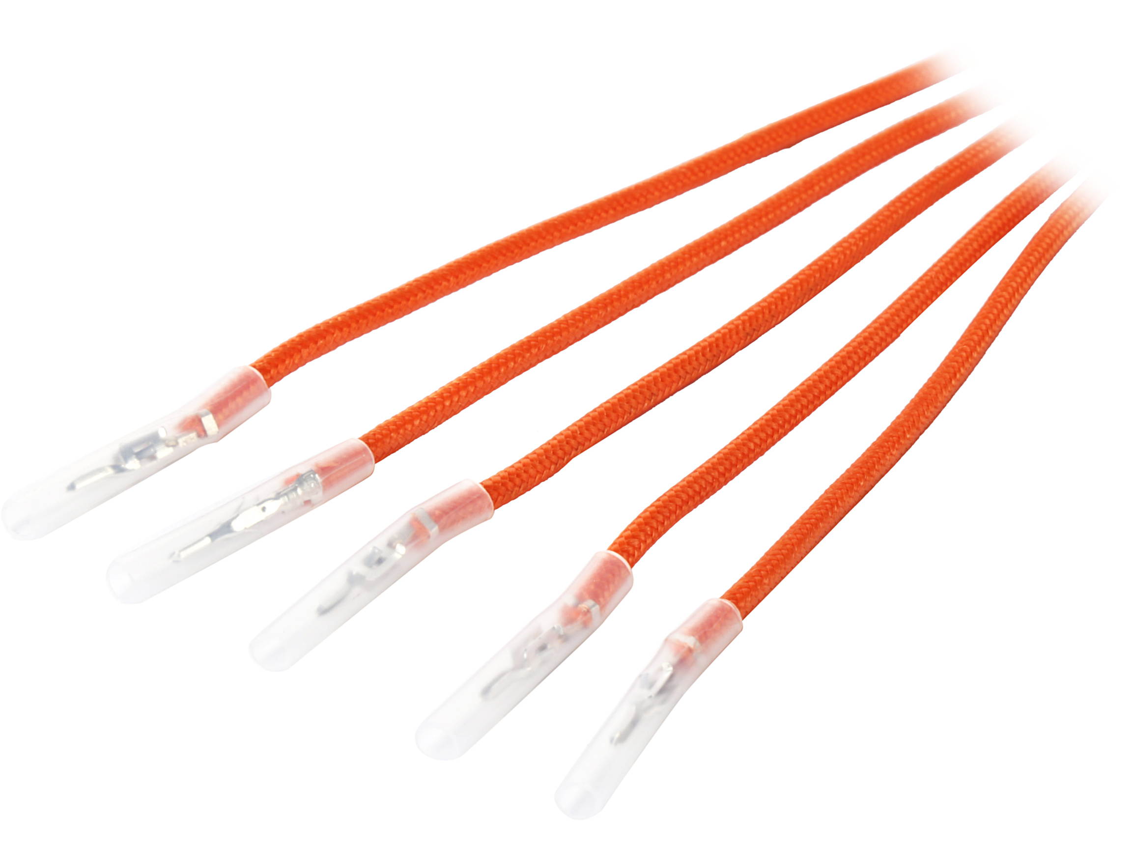 BitFenix BFX-ALC-20CMLW-RP 7.87 in. (20 cm) ALCHEMY 2.0 PSU CABLE, 5X 20CM - WHITE