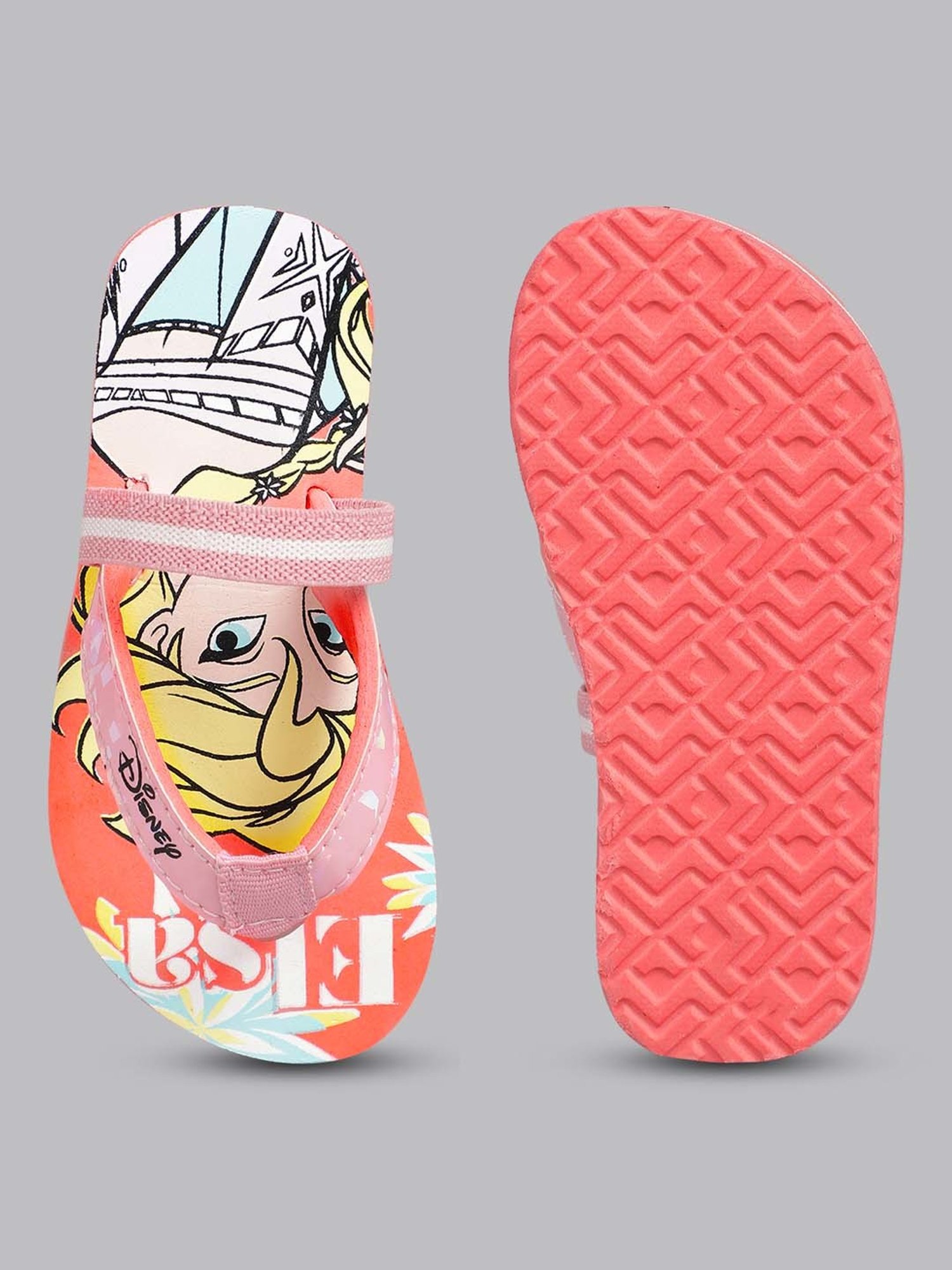 Passion Petals Kids Pink Sling Back Clogs