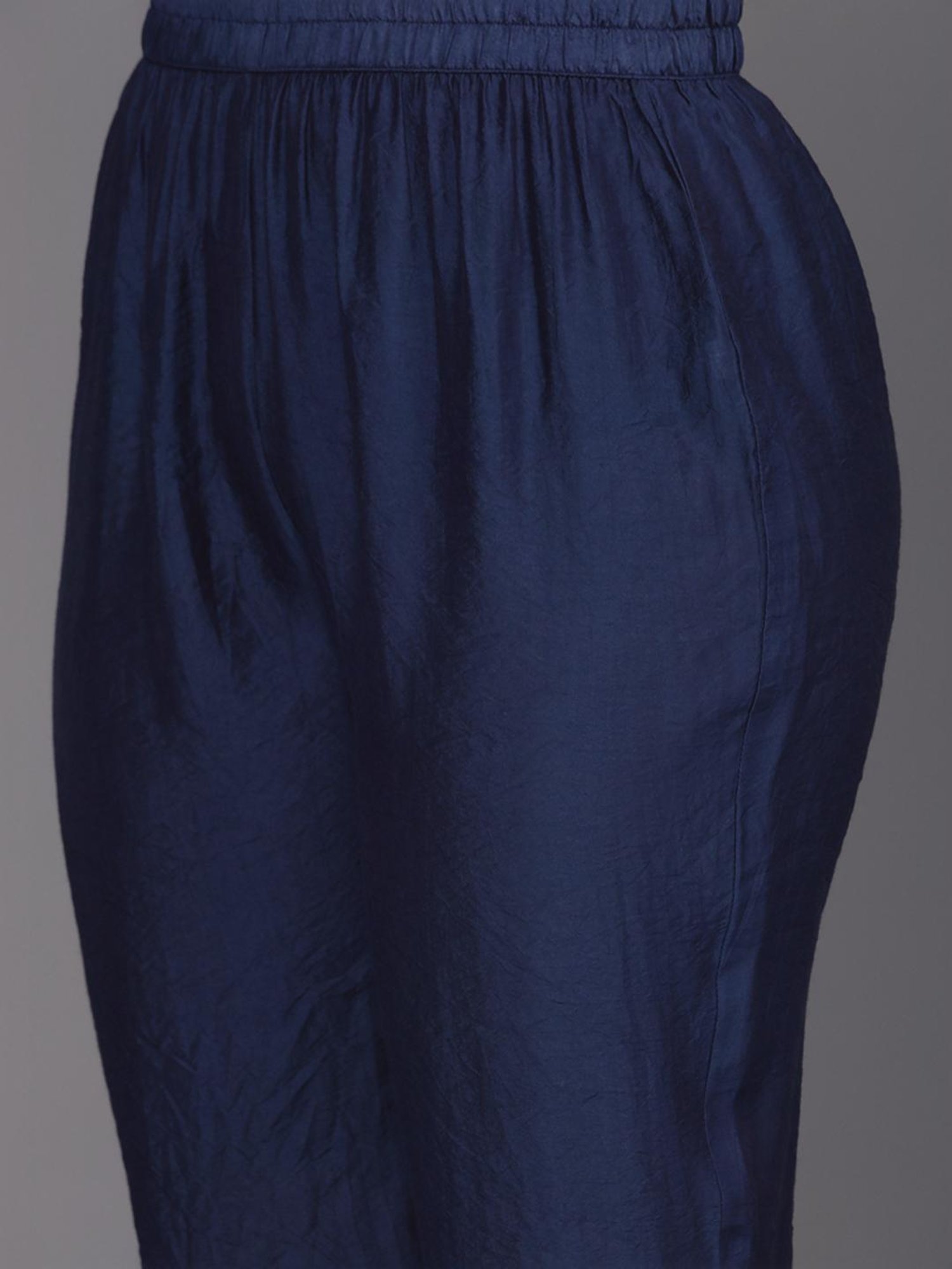 Varanga Blue Printed Kurta Pant Set With Dupatta