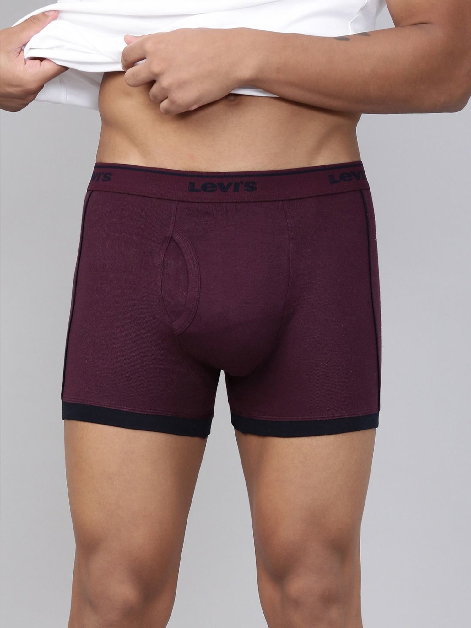 Levi's Multi Cotton Regular Fit Trunks - Pack Of 2