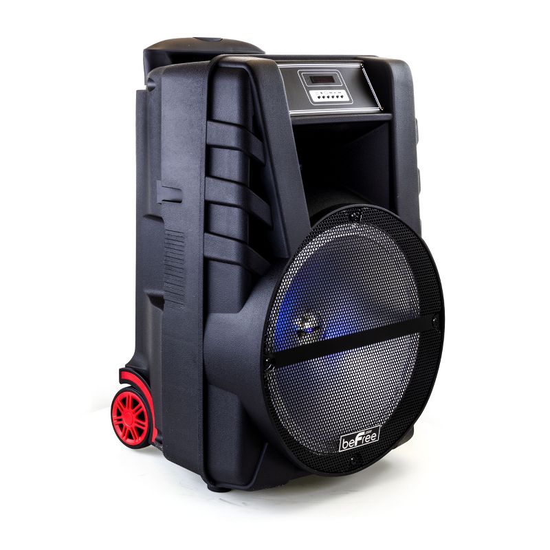 beFree Sound 12 Inch Bluetooth Rechargeable Portable PA Party Speaker