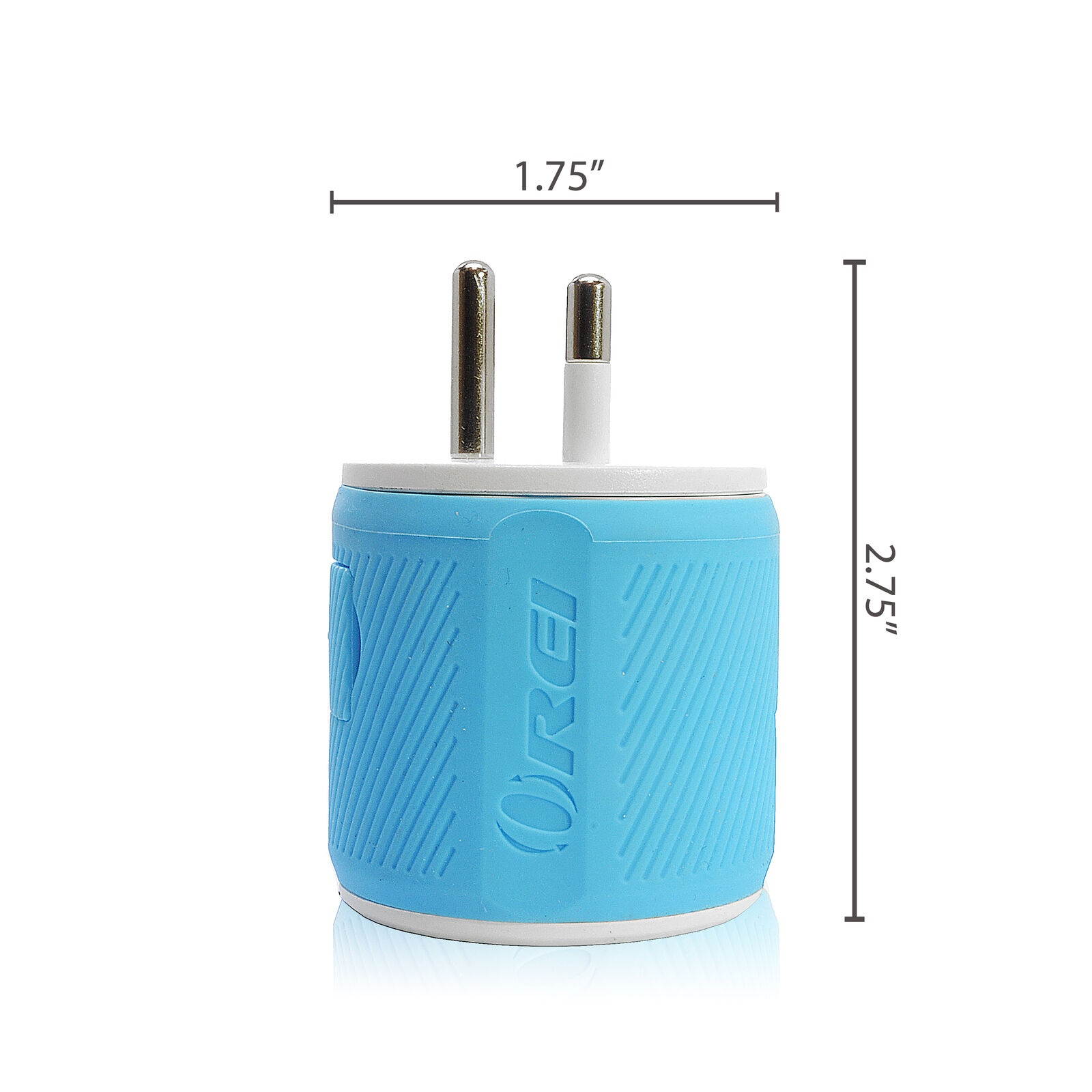 Thailand Travel Plug Adapter by OREI with Dual USB - USA Input + Surge Protection - Type O (U2U-18), Will Work with Cell Phones, Camera, Laptop, Tablets, iPad, iPhone and More