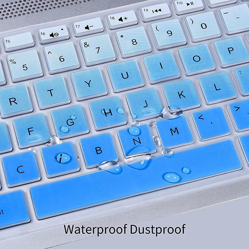 HP Pavilion x360 Keyboard Cover 14 inch Compatible 20202018 HP Pavilion 14 Laptop HP Pavilion x360 14MBA 14MCD 14MDH 14BA 14BF 14cm 14CF 14DF 14DK 14DS 14DQ Series Ombre Blue
