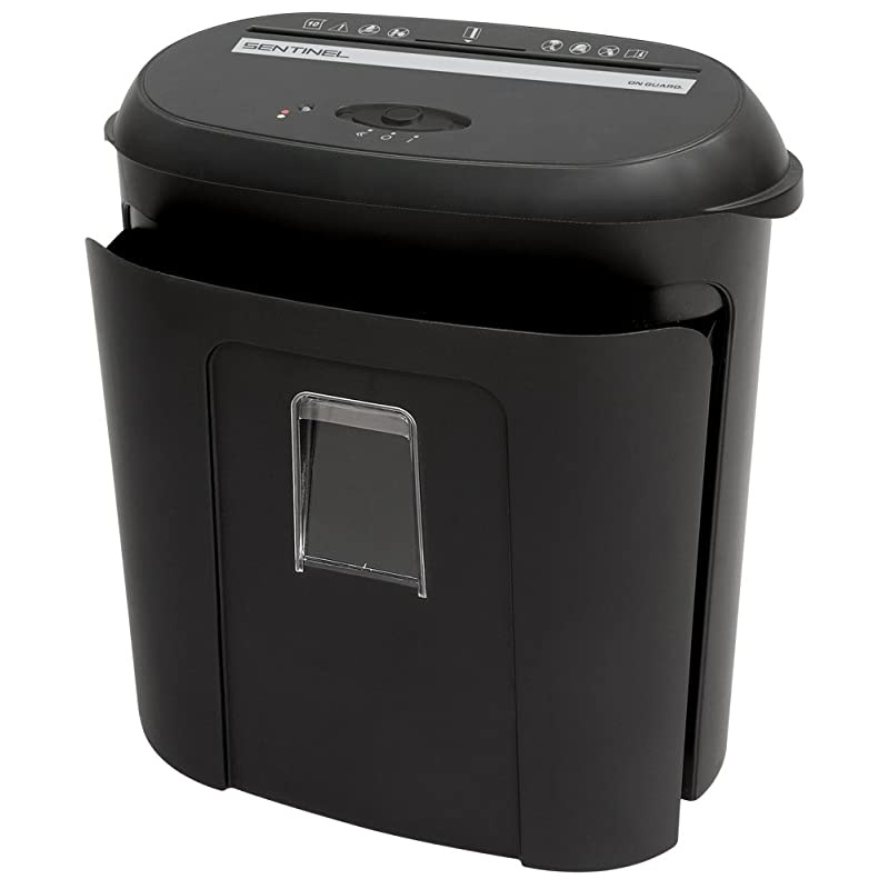 FM100P On Guard 10 Sheet High Security Microcut Paper/Credit Card Shredder with 3.04 Gallon Pullout Waste Bin Shredder