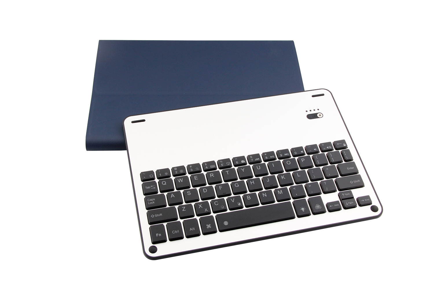 Ultra Thin Folio Cover with Removable 7 Color Backlit Wireless Bluetooth Keyboard for 2017 iPad iPad Pro 9.7 Air2