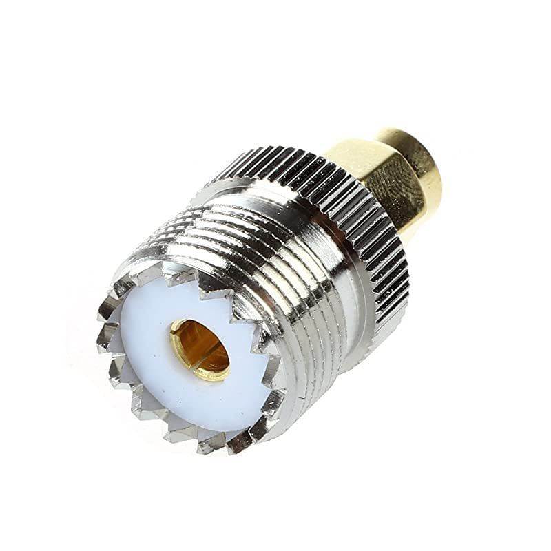 2pcs RF coaxial coax adapter SMA male to UHF female SO239 SO239