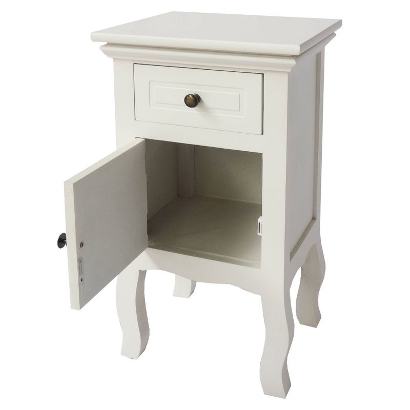 Kolczak Boho Handcrafted Mango Wood 2 Door Cabinet Light Gray - Christopher Knight Home