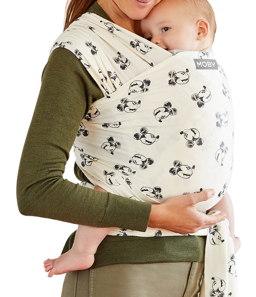 Disney x MOBY Classic Mickey Mouse Print Baby Wrap
