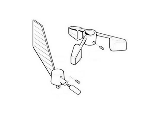 RAYMARINE E28081 WINDVANE/CUPS