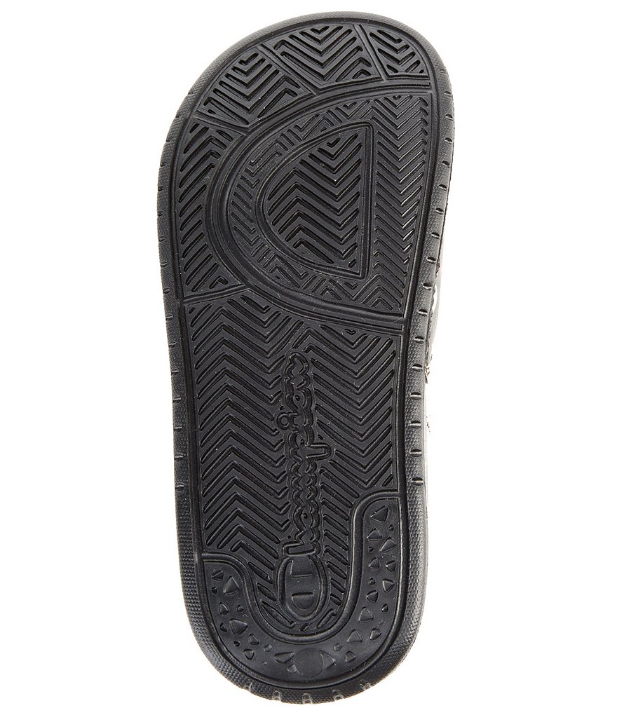 Champion Girl's Super Slide Script Logo Sandals (Youth)