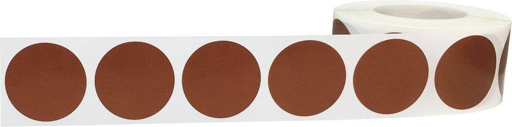 Color Coding Labels Rust Round Circle Dots for Organizing Inventory 1 inch 500 Total Adhesive Stickers