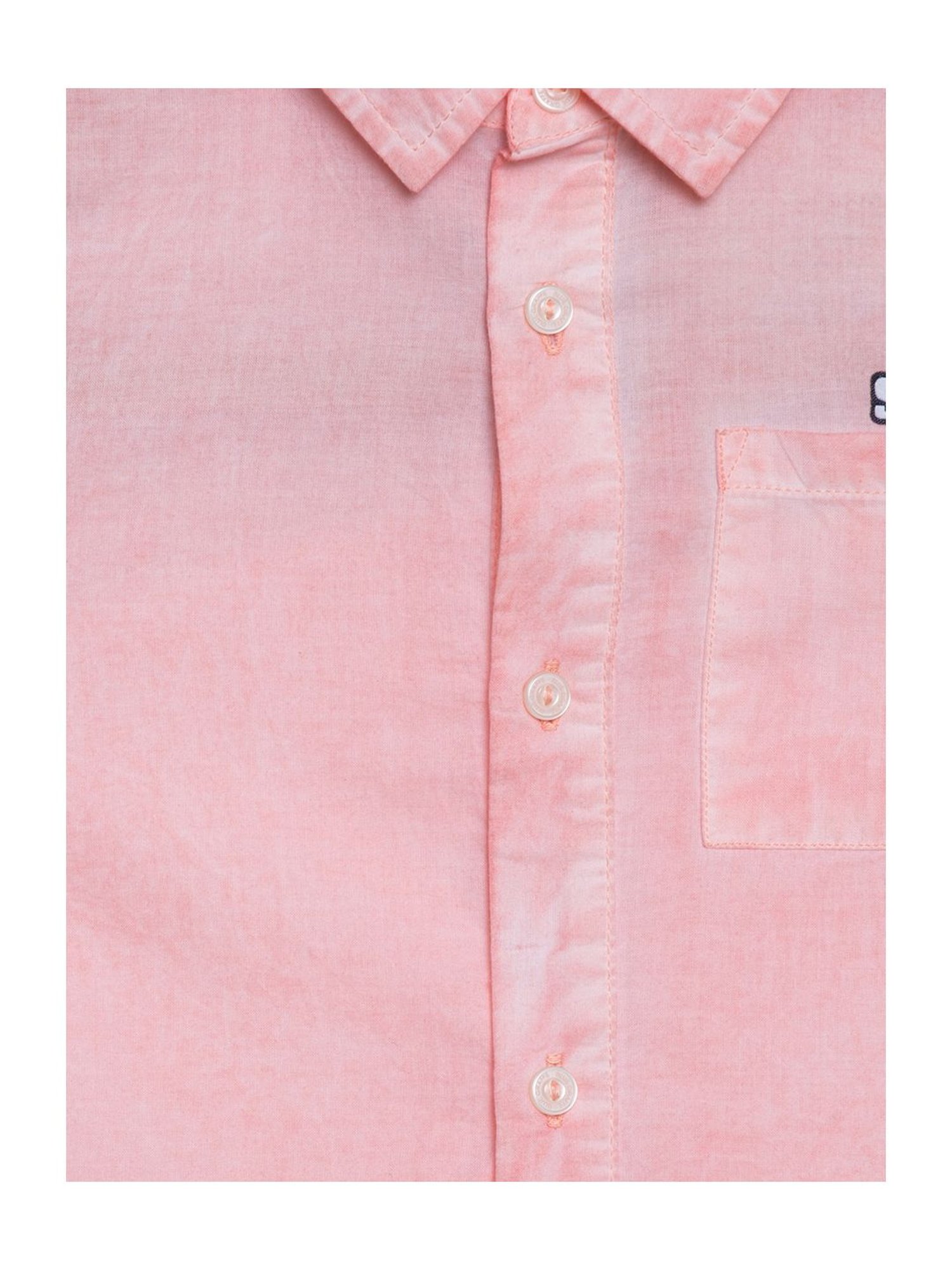 Blue Giraffe Kids Red Cotton Shirt