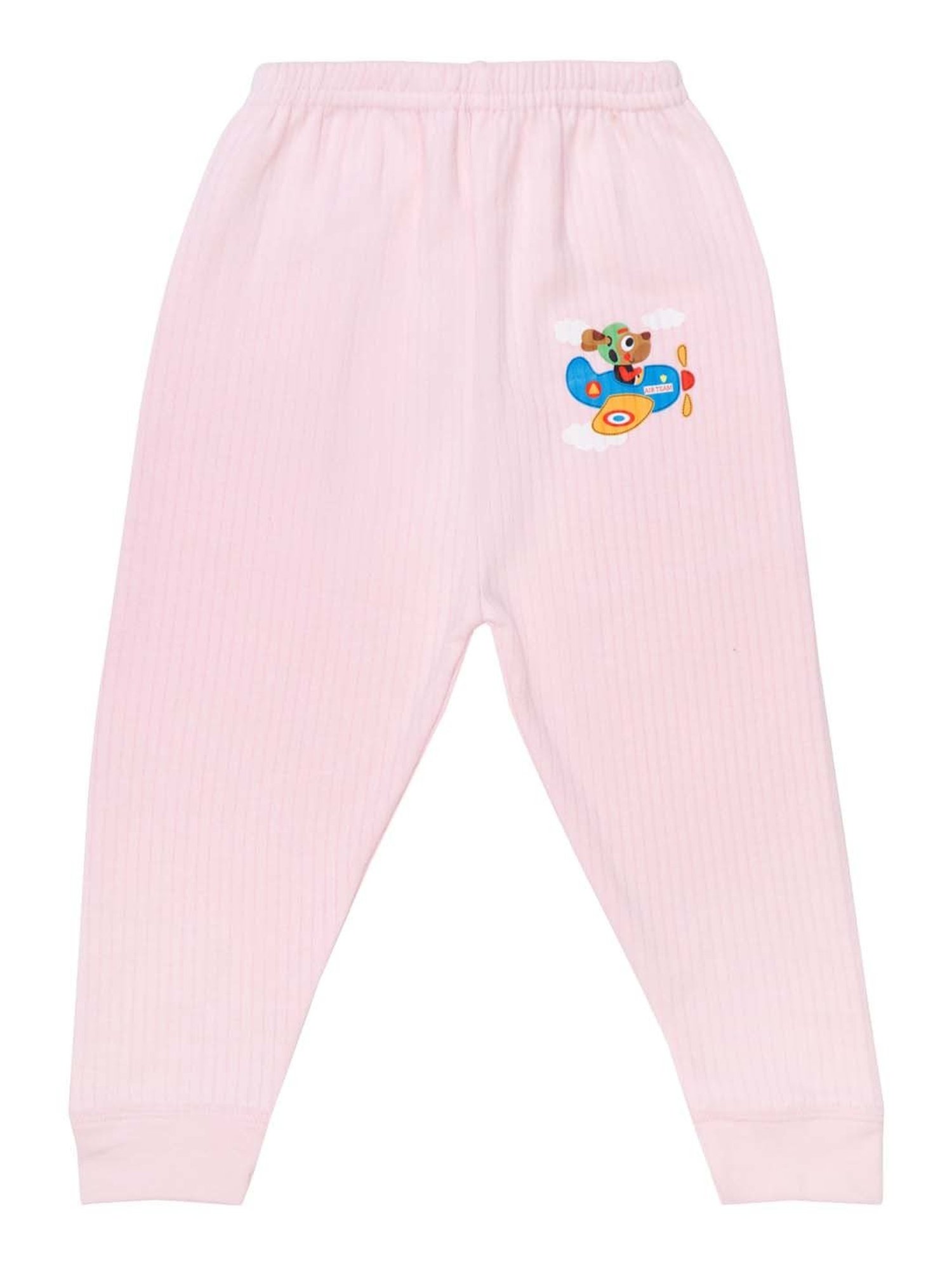 Bodycare Kids Pink Printed Full Sleeves Thermal Set